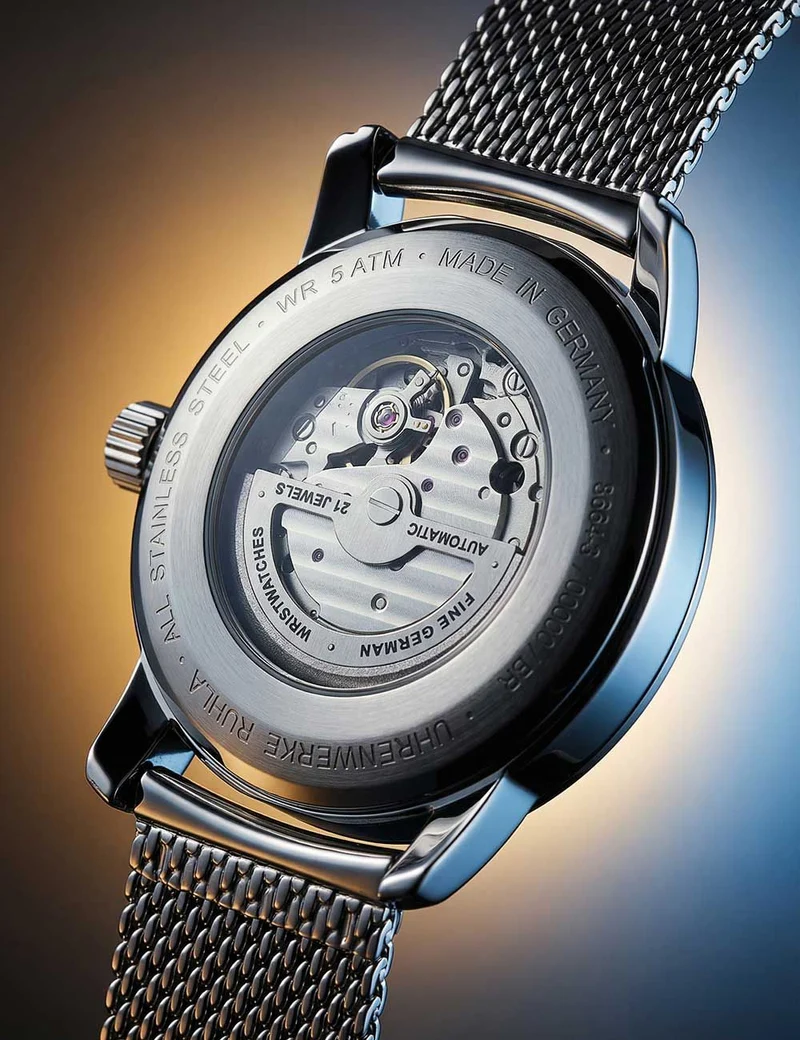 Zeppelin New Captains Line 8664M-3 Herrenuhr Blau • Automatikwerk • 5 ATM wasserdicht