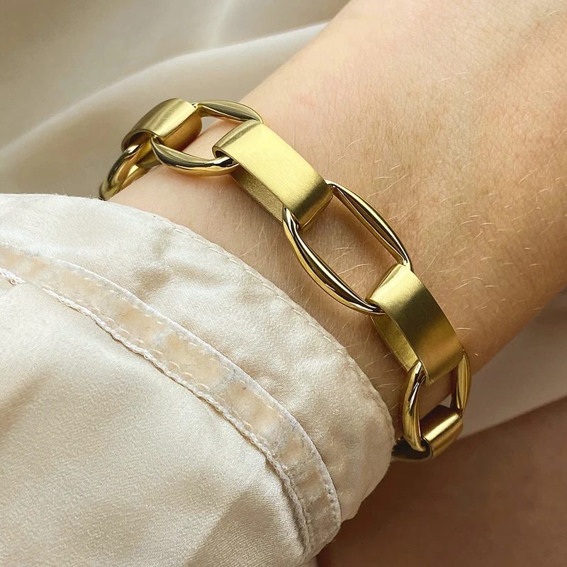 M&M Gliederarmband Pure Volume Gold | Modell 421