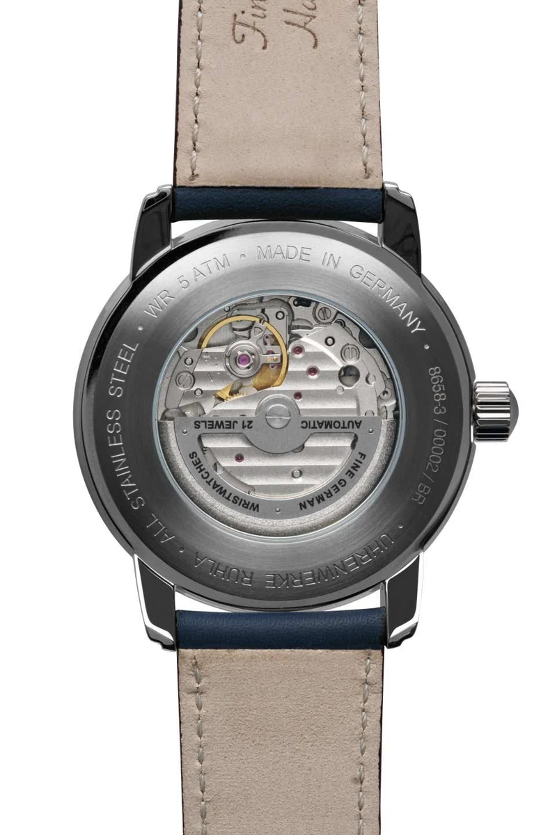 Zeppelin New Captains Line 8658-3 Herrenuhr Weiß • Automatikwerk Miyota 82S7 • Mineralglas K1