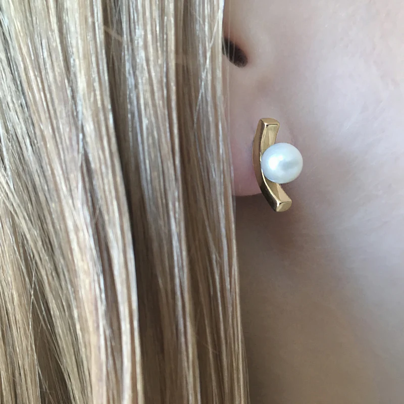 M&M Ohrstecker Ocean Collection Gold | Modell 303