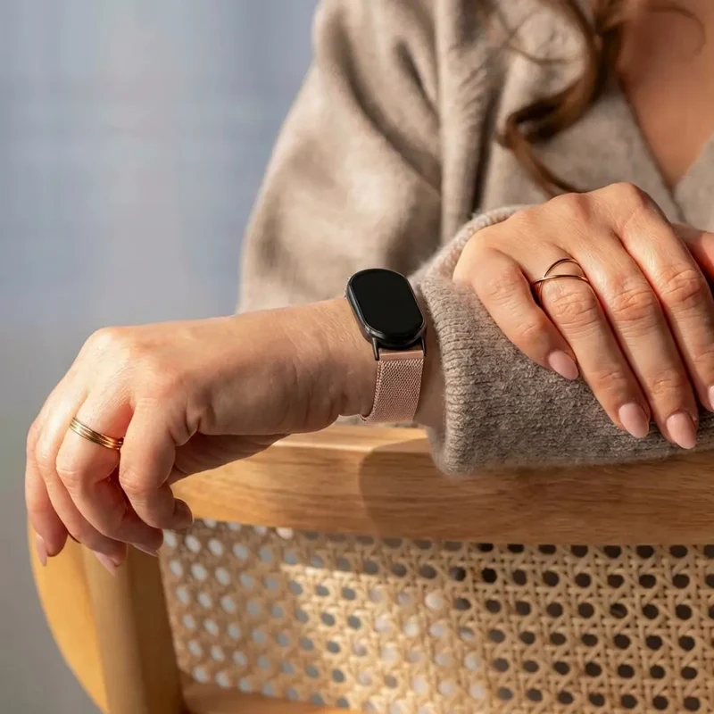 Xiaomi Smart Band 11 Milanese Armband (Rosa)
