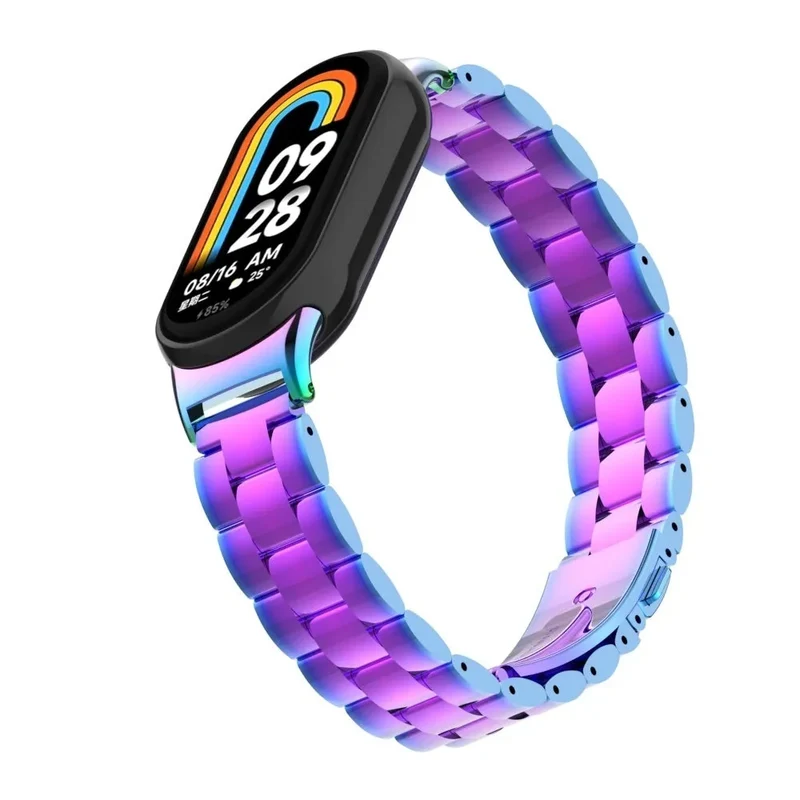 Xiaomi Smart Band 11 Stahlarmband (Regenbogen)