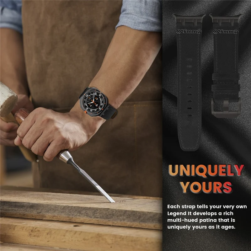Mega Süß Samsung Smartwatch Echtes Leder Universell Armband