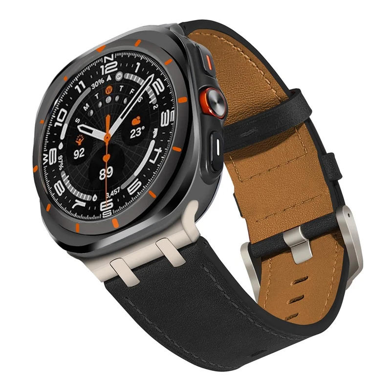 Mega Süß Samsung Smartwatch Echtes Leder Universell Armband