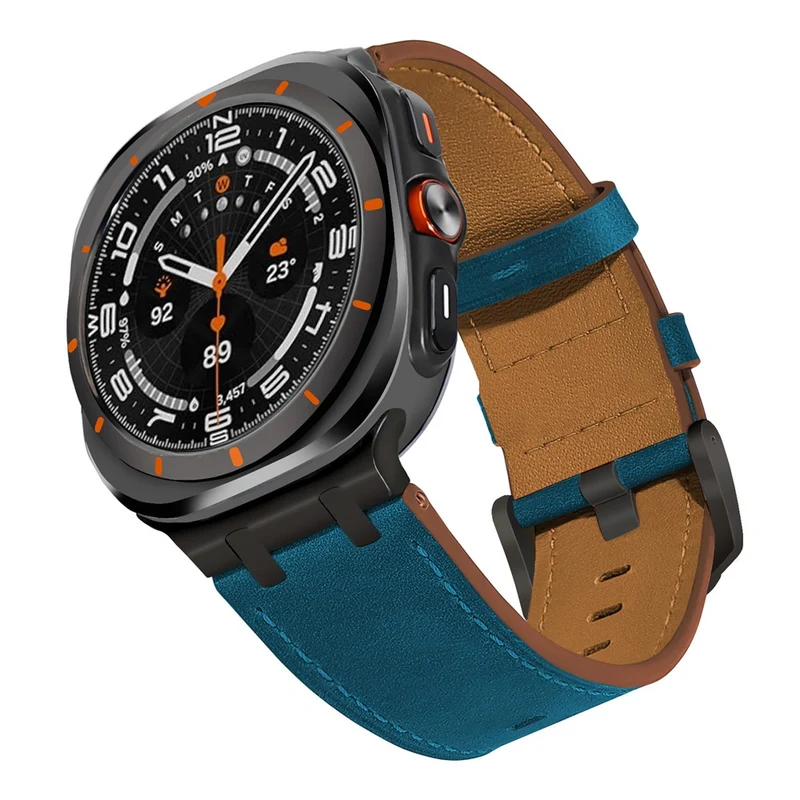 Mega Süß Samsung Smartwatch Echtes Leder Universell Armband
