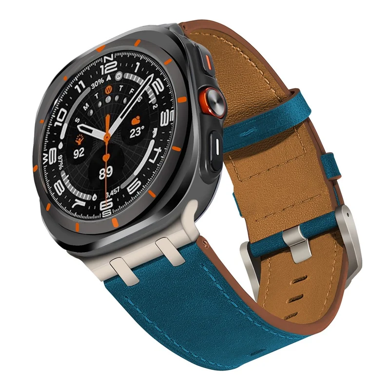 Mega Süß Samsung Smartwatch Echtes Leder Universell Armband