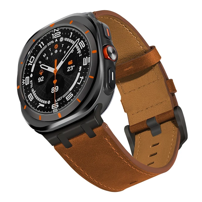Mega Süß Samsung Smartwatch Echtes Leder Universell Armband