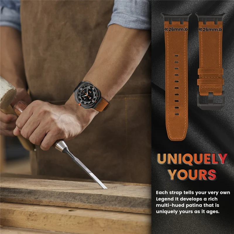 Mega Süß Samsung Smartwatch Echtes Leder Universell Armband