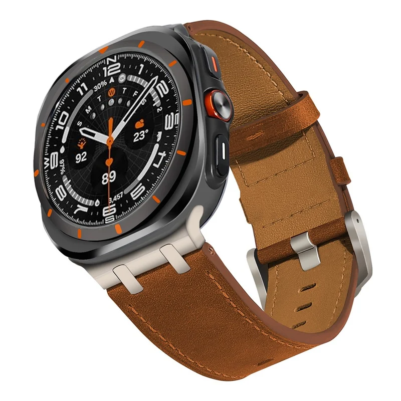 Mega Süß Samsung Smartwatch Echtes Leder Universell Armband