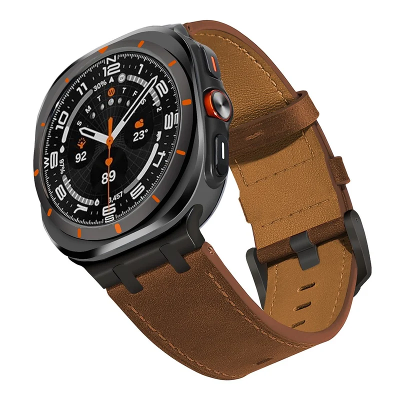 Mega Süß Samsung Smartwatch Echtes Leder Universell Armband