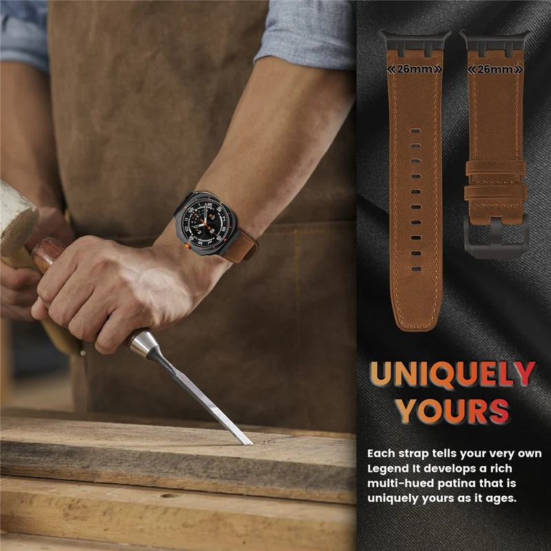 Mega Süß Samsung Smartwatch Echtes Leder Universell Armband
