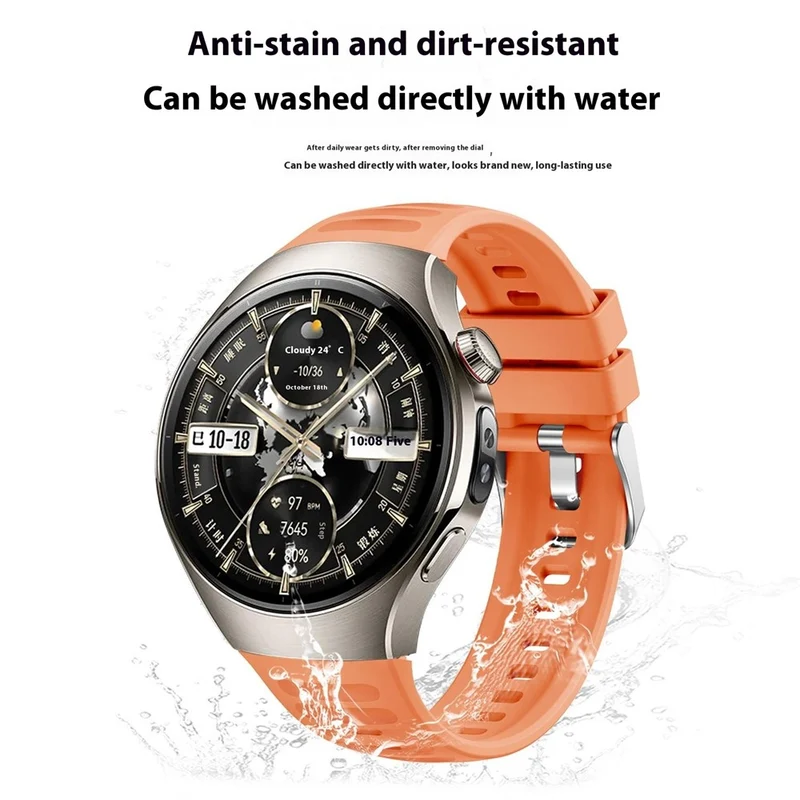 Mega Gut Huawei Watch 5 46mm Silikon Armband
