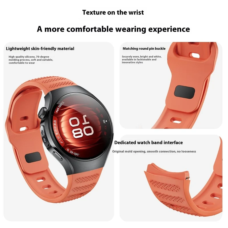 Super Schön Huawei Watch 5 42mm Silikon Armband