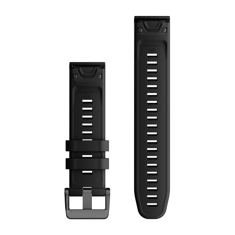 Garmin Quickfit-Armbänder (22 mm) Silikon Schwarz