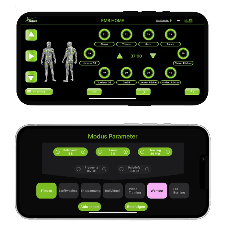 HOME EMS System mit 20 Elektroden