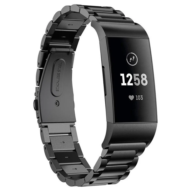 Mega Angenehm Fitbit Charge 4 / Fitbit Charge 3 Metall Universell Armband