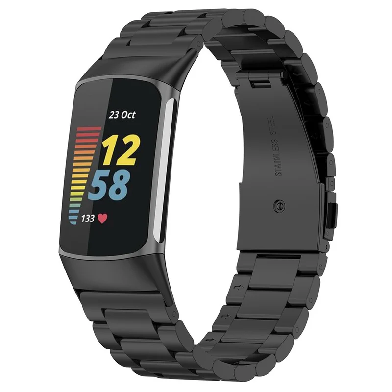 Unglaublich Haltbar Fitbit Charge 6 / Fitbit Charge 5 Metall Universell Armband