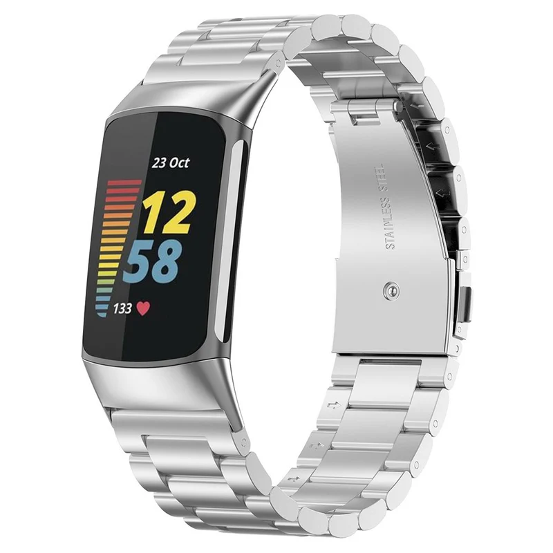 Unglaublich Haltbar Fitbit Charge 6 / Fitbit Charge 5 Metall Universell Armband
