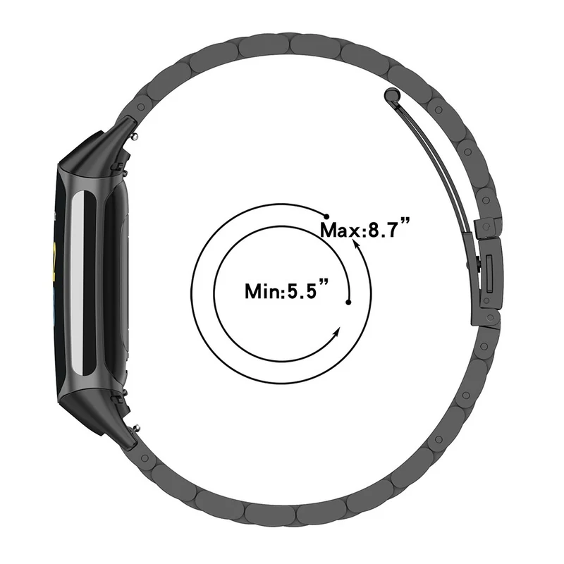 Unglaublich Haltbar Fitbit Charge 6 / Fitbit Charge 5 Metall Universell Armband