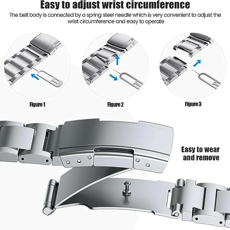 Süß Samsung Galaxy Watch8 40mm / Samsung Galaxy Watch8 44mm Metall Universell Armband