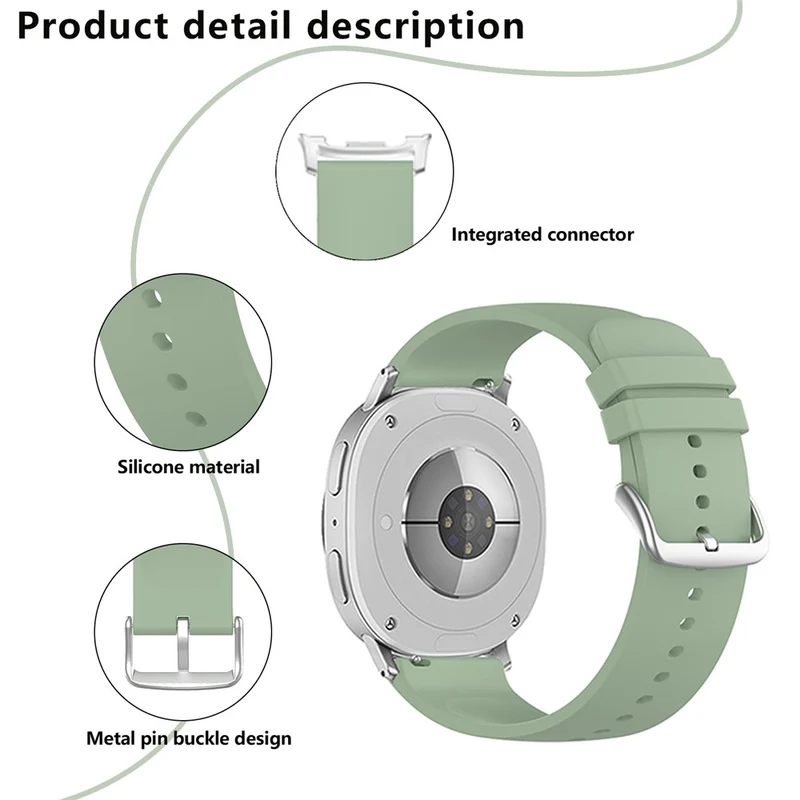 Absolut Robust Samsung Galaxy Watch8 40mm / Samsung Galaxy Watch8 44mm Silikon Universell Armband
