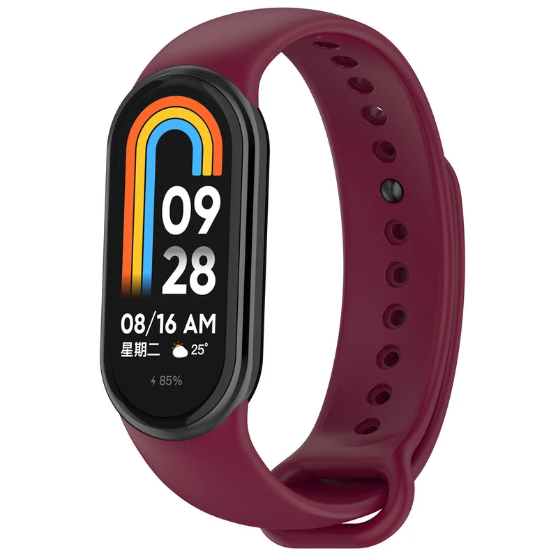 Xiaomi Smart Band 11 Silikonarmband (Weinrot)