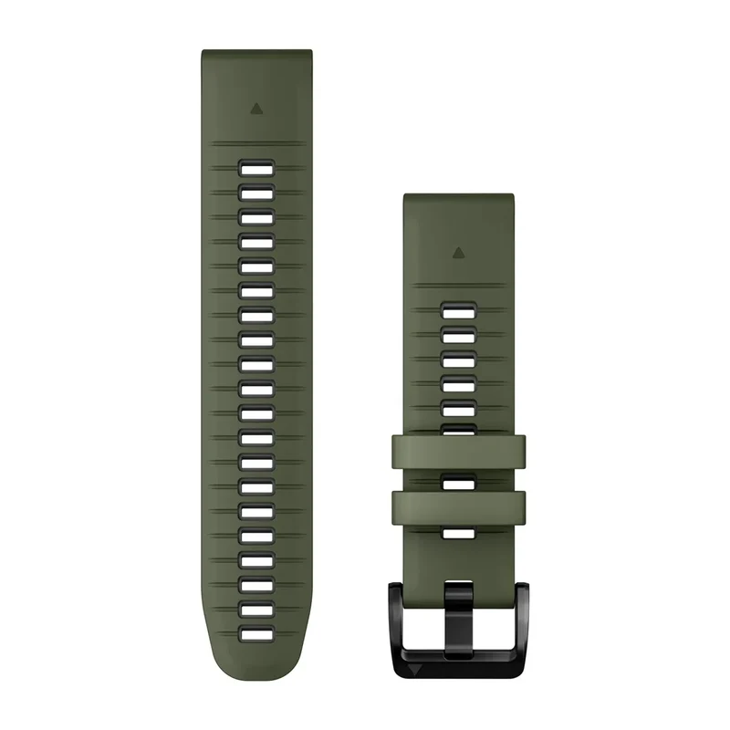 Garmin Quickfit-Armbänder (22 mm) Silikon Moosgrün/Graphit