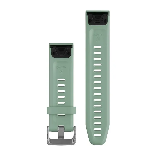 Garmin Quickfit-Armbänder (20 mm) Silikon Jadegrau