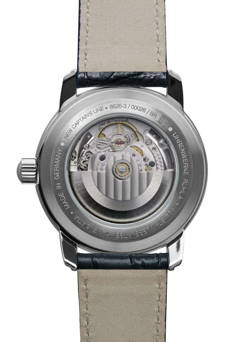 Zeppelin New Captain's Line 86263 Herrenuhr Ultramarin • Sellita SW266 Automatikwerk • Saphirglas