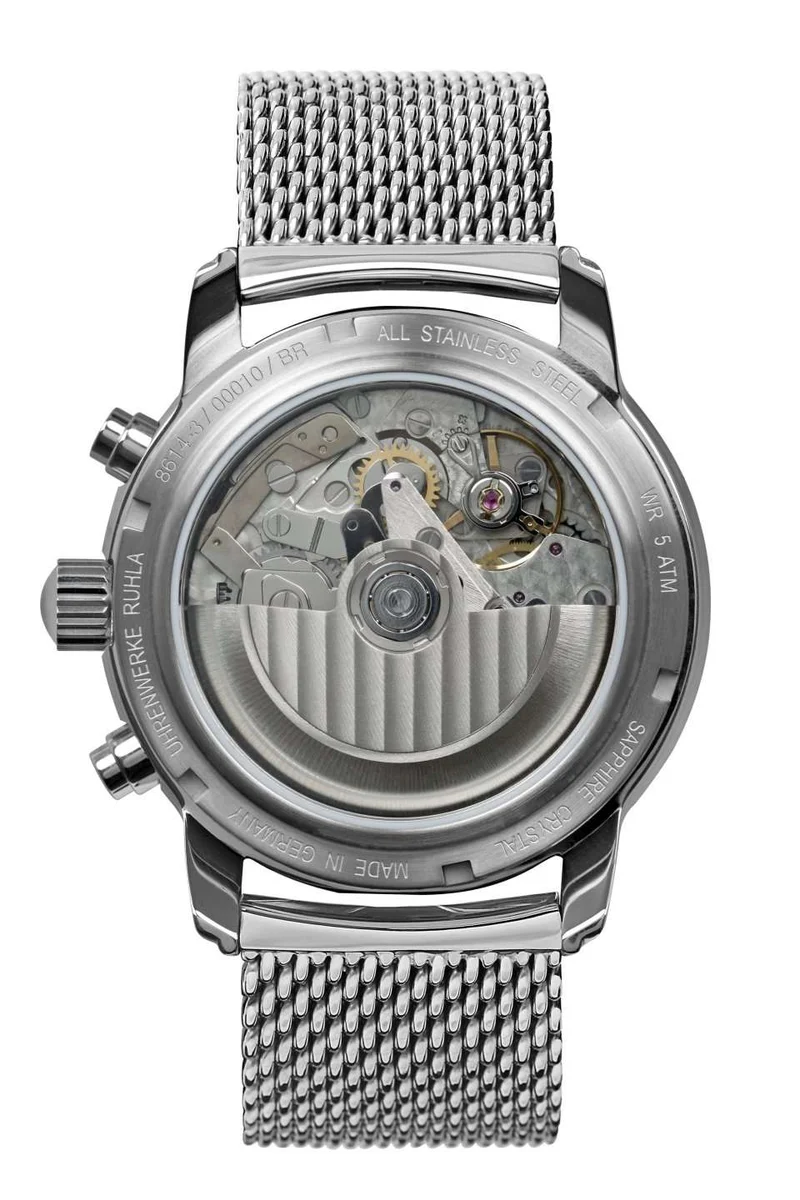 Zeppelin LZ-126 8614M-3 Herren Automatik Chronograph Dunkelblau • Sellita SW510 Automatikwerk • Saphirglas