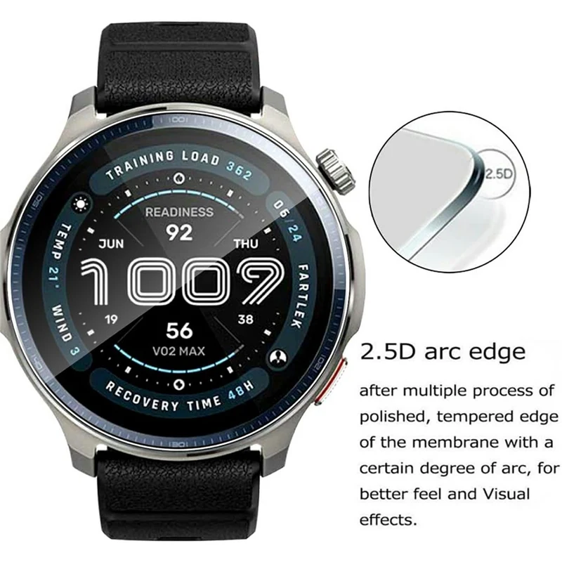 3stück Amazfit Balance 2 Glas HD Displayschutz