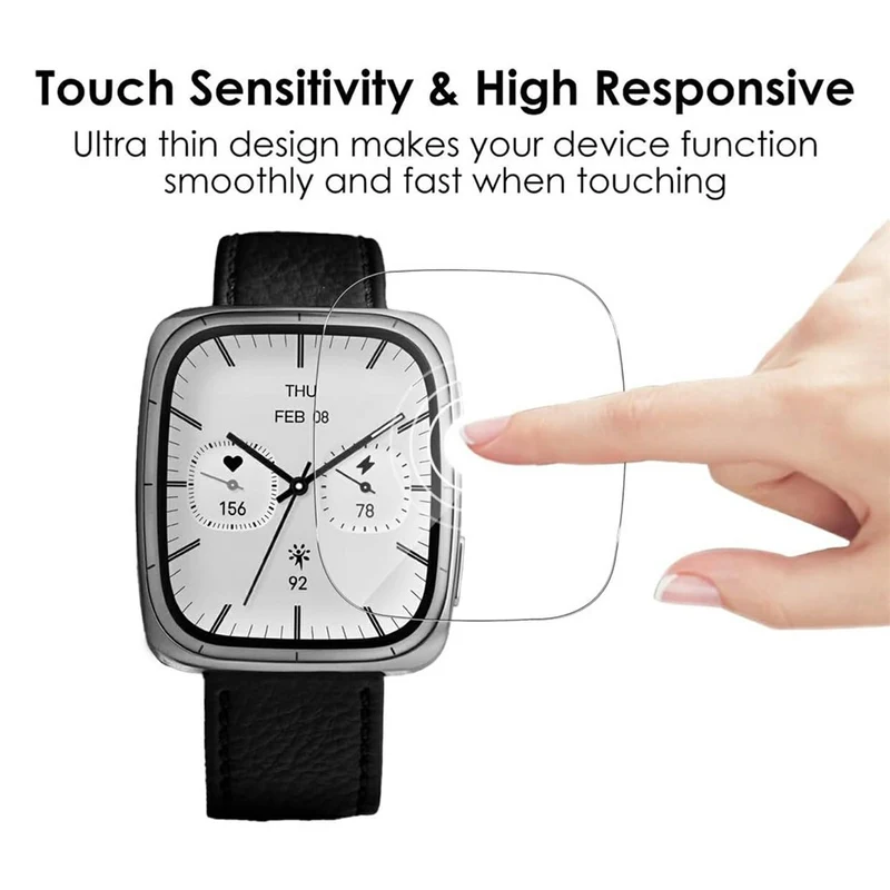3stück Amazfit Active 2 Silikon HD Displayschutz