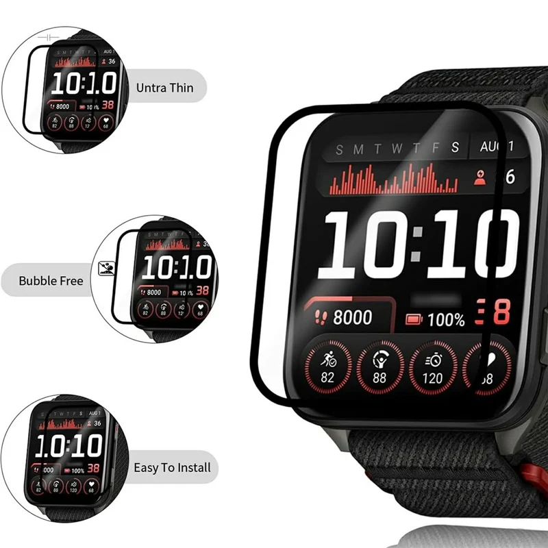 2stück Garmin Venu X1 Silikon Displayschutz