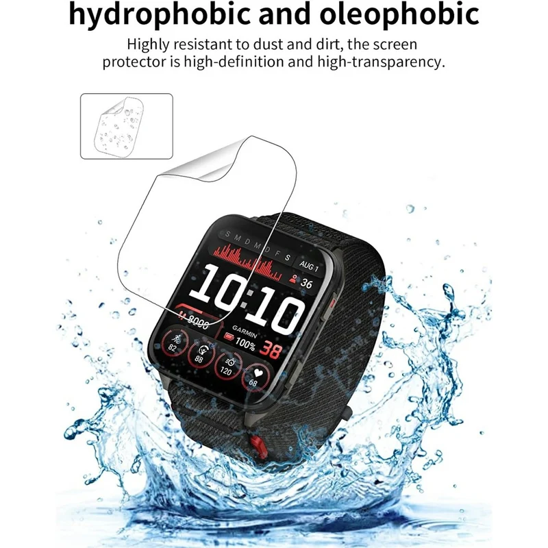 3stück Garmin Venu X1 Silikon HD Displayschutz