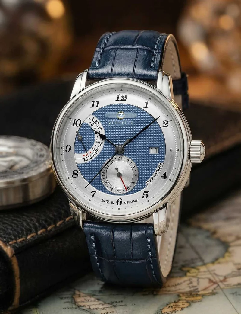 Zeppelin Friedrichshafen 8590-3 Herrenuhr • Automatikwerk • 5 ATM wasserdicht