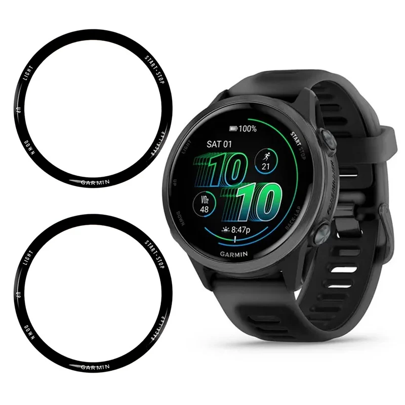 Garmin Forerunner 970 / Garmin Forerunner 570 47mm Silikon HD Universell Displayschutz