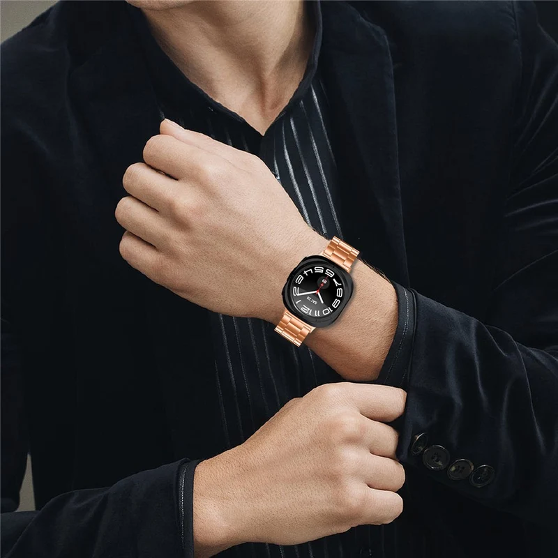 Auffallend Nett Samsung Galaxy Watch Ultra (2025) 47mm Metall Armband