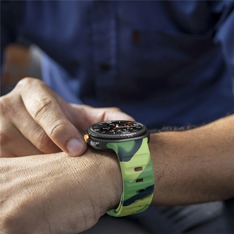 Auffallend Stilvoll Samsung Galaxy Watch8 40mm / Samsung Galaxy Watch8 44mm Silikon Universell Armband