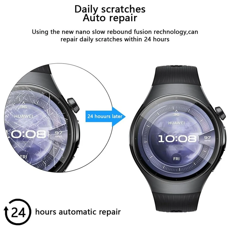 Huawei Watch 5 46mm Silikon HD Displayschutz