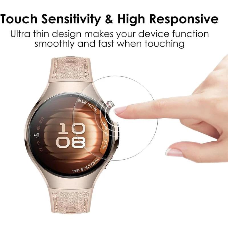 Huawei Watch 5 42mm Silikon HD Displayschutz
