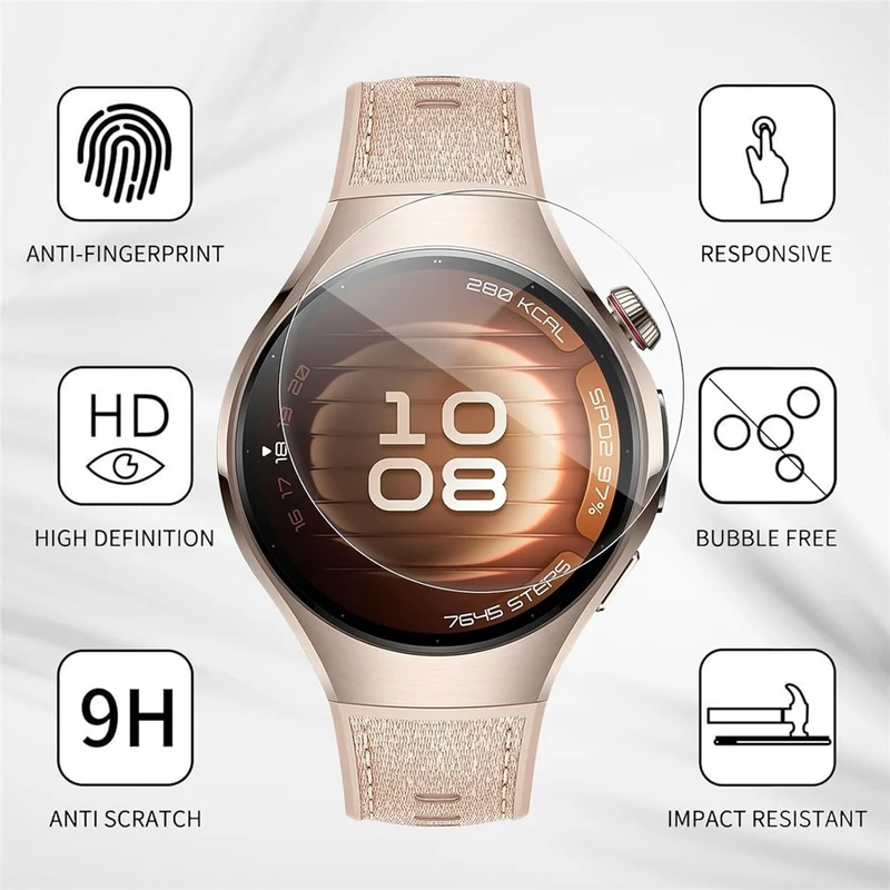 Huawei Watch 5 42mm Silikon HD Displayschutz