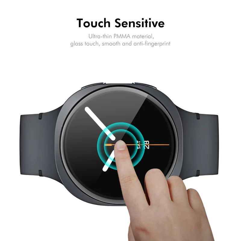 Samsung Galaxy Watch8 40mm Silikon 3D Gekrümmt Displayschutz