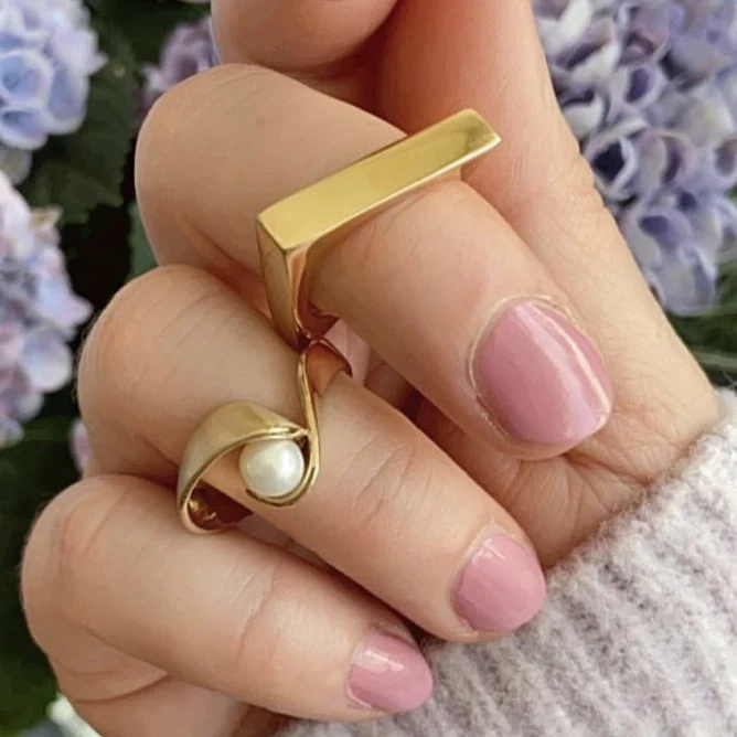 M&M Ring Ocean Collection Gold | Modell 356