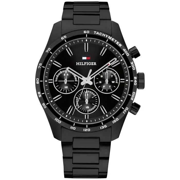Tommy Hilfiger Hampton 1792280 Herren Armbanduhr • Klassisches Design • Quarzwerk