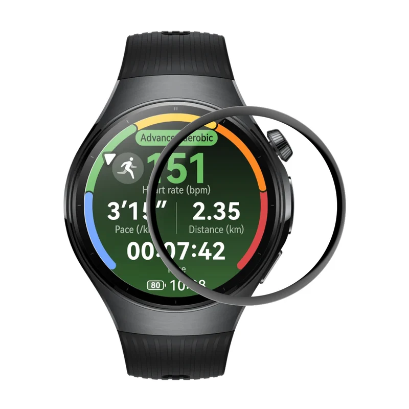 Huawei Watch 5 42mm Silikon 3D Gekrümmt Displayschutz