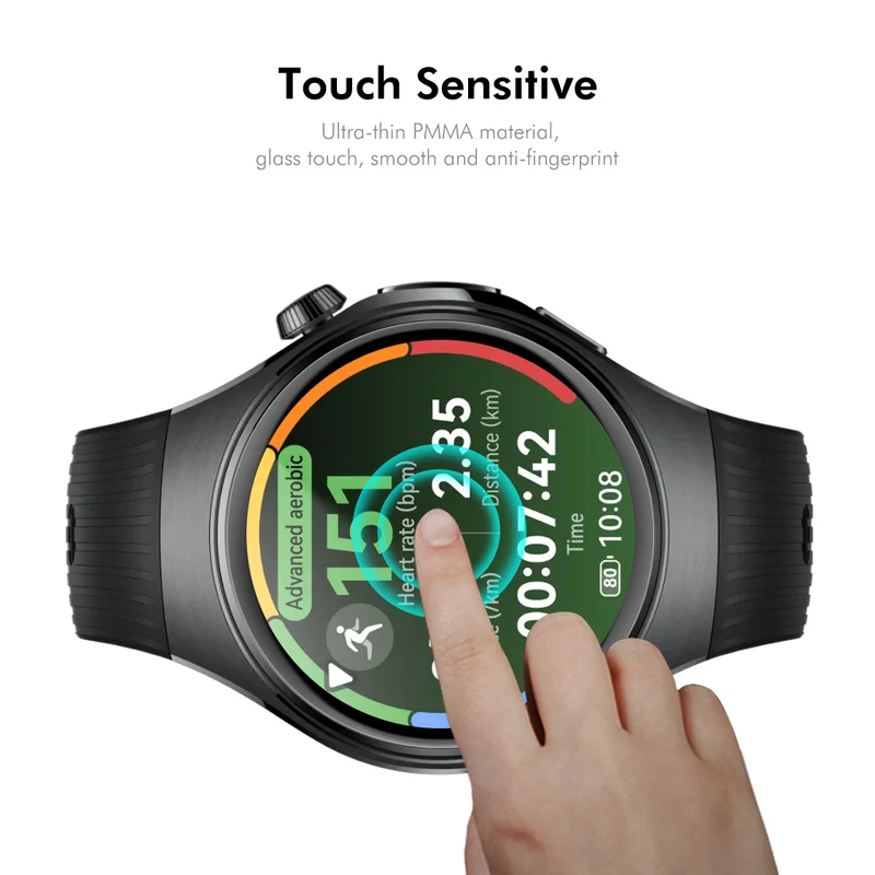 Huawei Watch 5 42mm Silikon 3D Gekrümmt Displayschutz