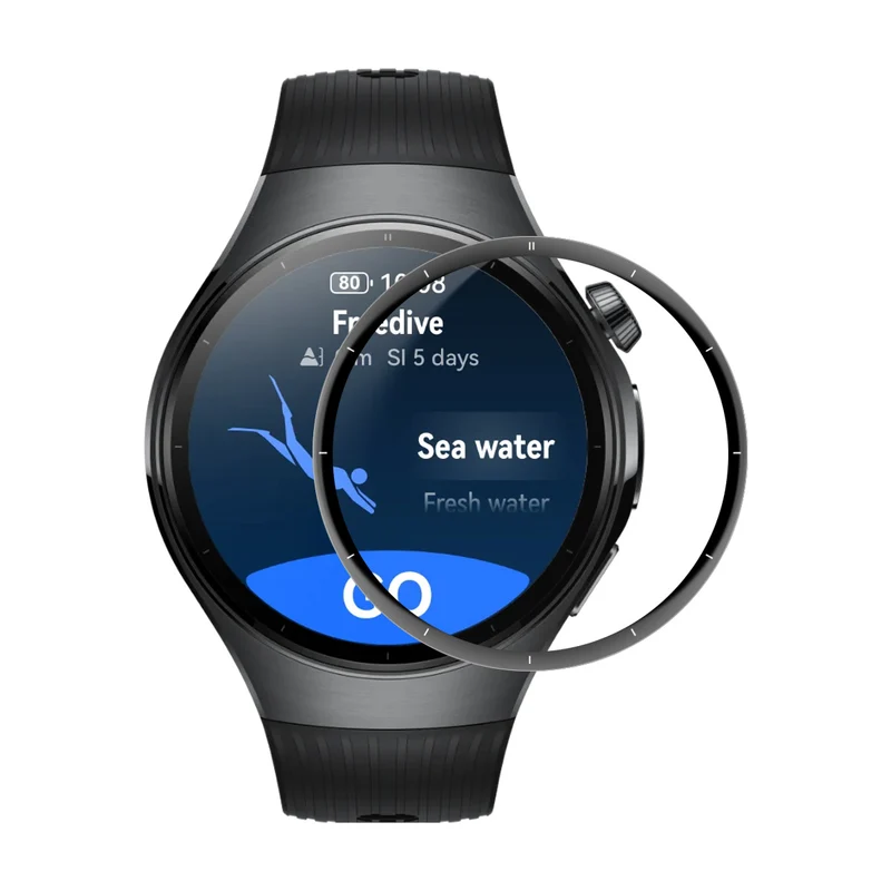 Huawei Watch 5 46mm Silikon 3D Gekrümmt Displayschutz