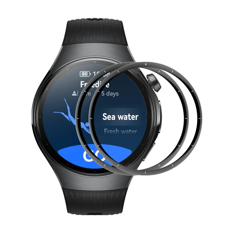Huawei Watch 5 46mm Silikon 3D Gekrümmt Displayschutz