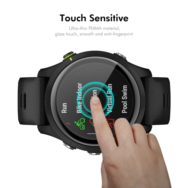 Garmin Vivoactive 6 Silikon 3D Gekrümmt Displayschutz