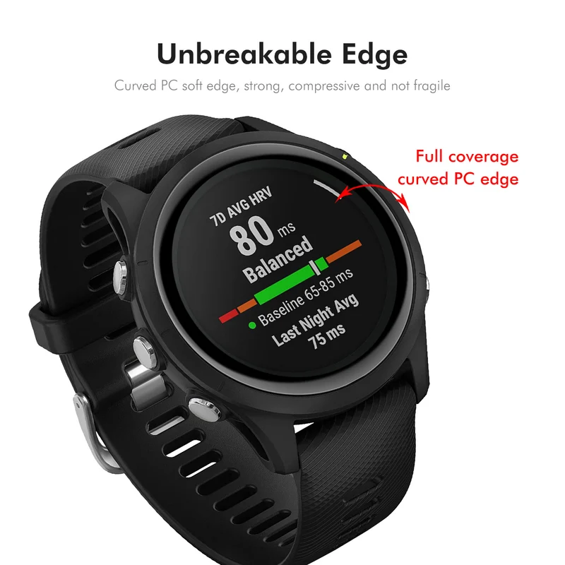 Garmin Vivoactive 6 Silikon 3D Gekrümmt Displayschutz